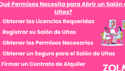 abrir un salon de unas requisitos y pasos para emprender