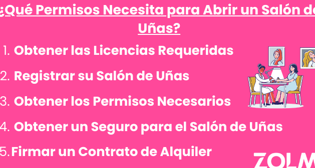 abrir un salon de unas requisitos y pasos para emprender