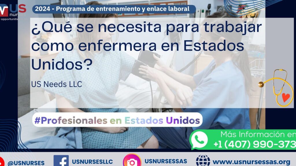 enfermera en estados unidos requisitos y oportunidades