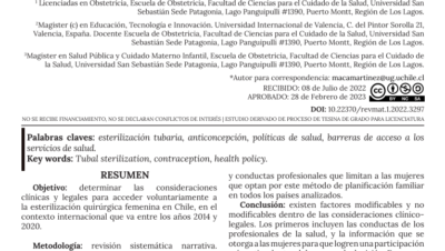 esterilizacion femenina en estados unidos requisitos y consideraciones eticas