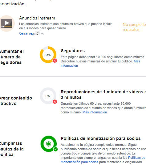 monetizar en facebook requisitos para generar ingresos