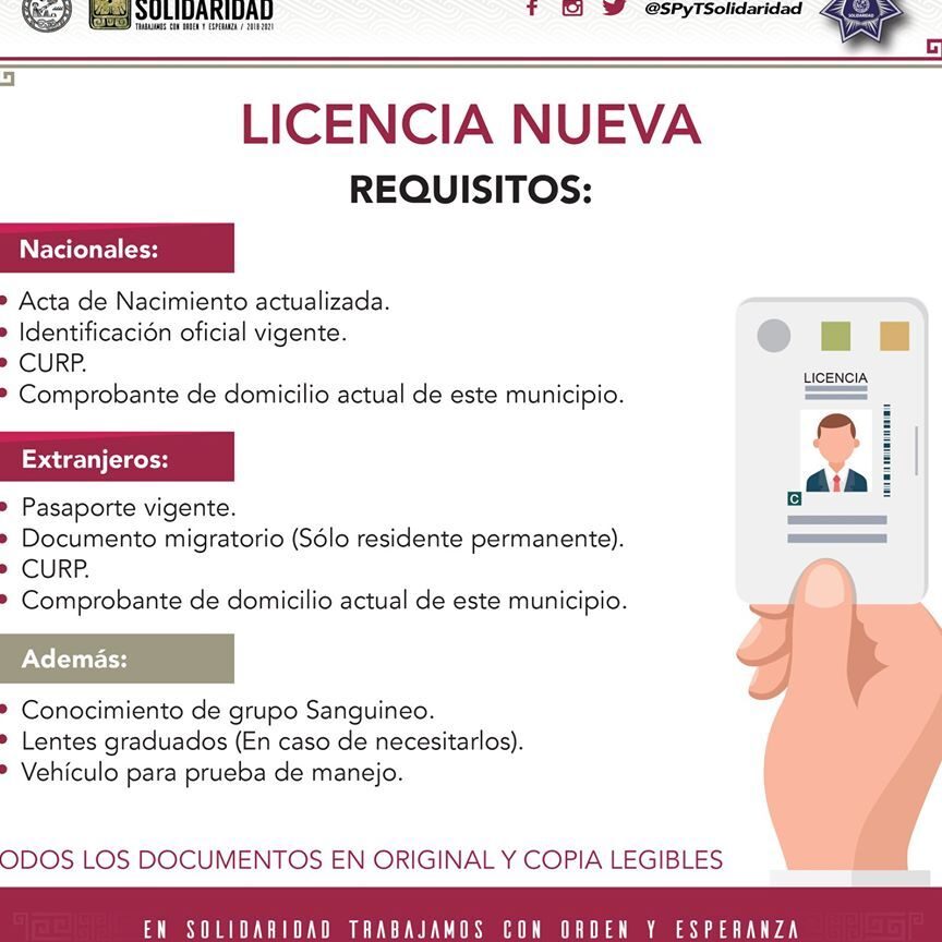 que necesito para sacar la licencia de conducir