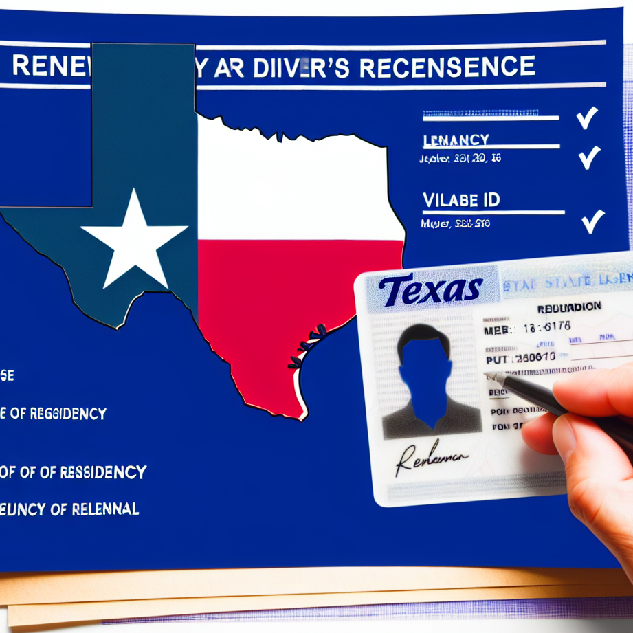 renovar licencia de conducir en texas requisitos actualizados