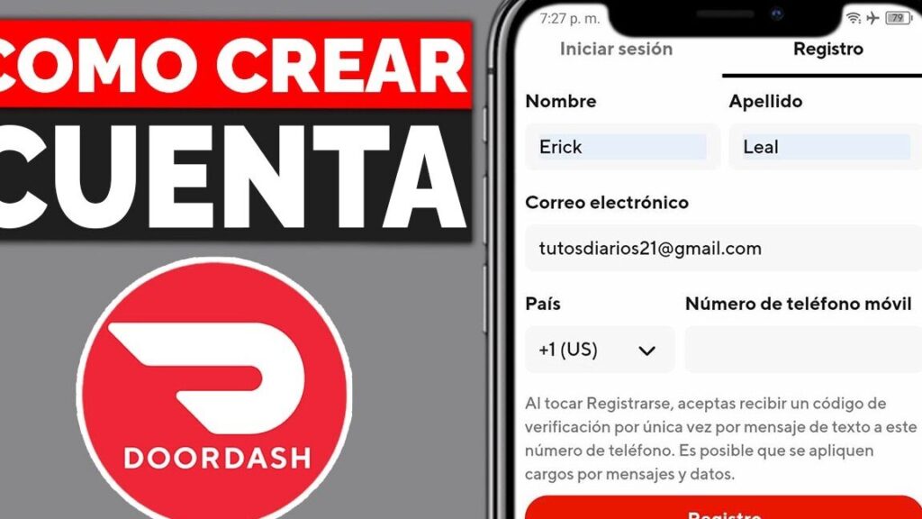 requisitos para abrir una cuenta de doordash