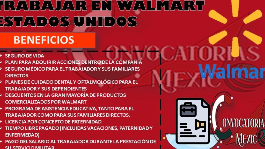 trabajar en walmart estados unidos requisitos y oportunidades